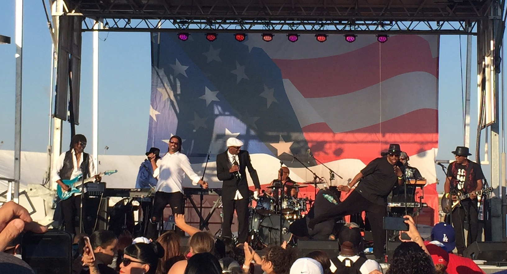 Gap X The Band rocks Fontana 4th of July M&M Group Entertainment